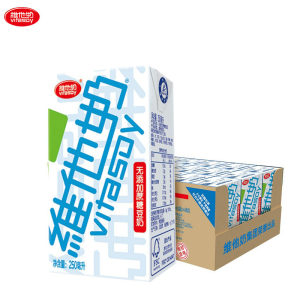 维他奶 无添加蔗糖豆奶 250ml*24盒 低脂0胆固醇