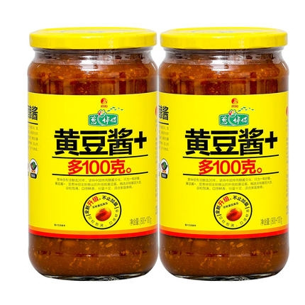 Shinho 欣和 葱伴侣黄豆酱 900g*2瓶