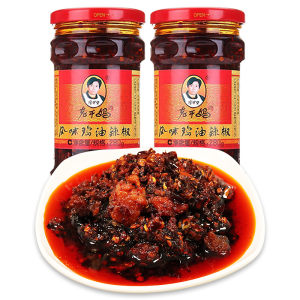 老干妈 风味鸡油辣子鸡 辣椒酱 280g*2瓶装