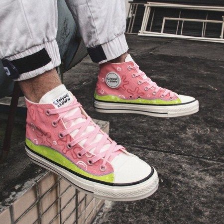 Feiyue 飞跃 FY-HMBB 情侣款海绵宝宝高邦帆布鞋 *3件
