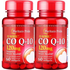 美国 普丽普莱 辅酶Q10胶囊 120mg*60粒*2瓶 88元进口日价