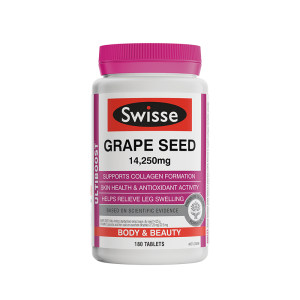 澳洲进口 Swisse 葡萄籽片 180粒 美白/淡斑/抗衰老
