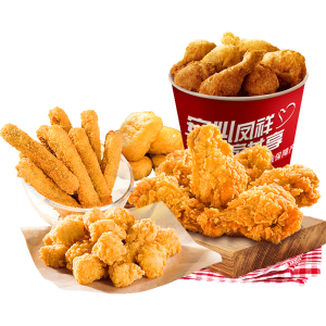 KFC供应商 凤祥 炸鸡全家桶 1.9kg 59.9元包邮