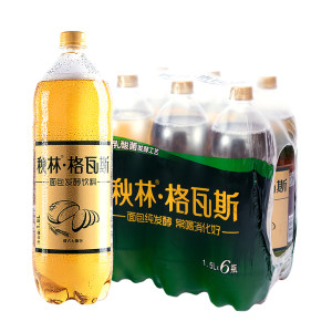哈尔滨特产 秋林格瓦斯 1.5L*6瓶 面包发酵饮品