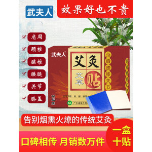 武夫人 颈肩腰腿热敷艾草贴 10贴