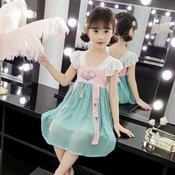 瑄妮薇 女童汉服连衣裙