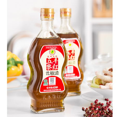 五丰黎 红汉源花椒油特麻香 400ml