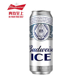 百威啤酒 冰啤 500ml*18听