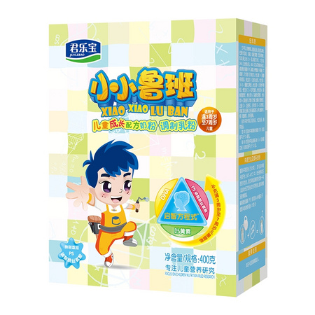 JUNLEBAO 君乐宝 儿童成长小小鲁班 4段 400g*1盒