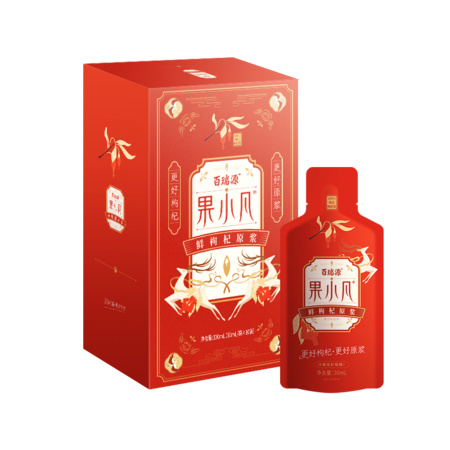 百瑞源 果小凡枸杞原浆 30ml*10袋 *2件