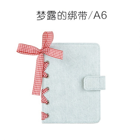 kinbor 莫兰迪色系 ins风A6少女心绑带日记本 梦露的绑带