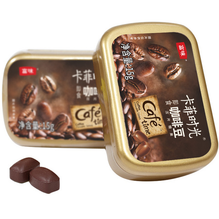 富味 即食咖啡豆 15g*4盒