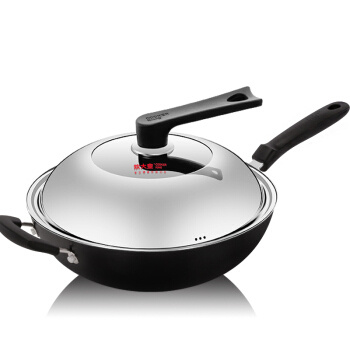 COOKER KING 炊大皇 B49391 三代不易锈铁锅 32cm *2件