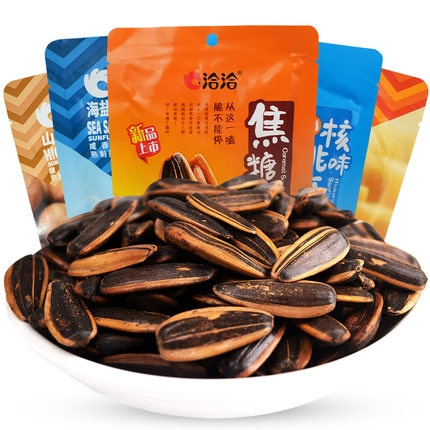 恰恰 焦糖味 多口味 瓜子 108g*5包 *2件
