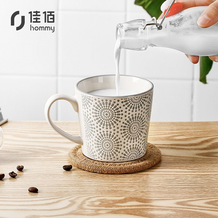 京东PLUS会员：佳佰 陶瓷马克杯 摩天轮 330ml *2件