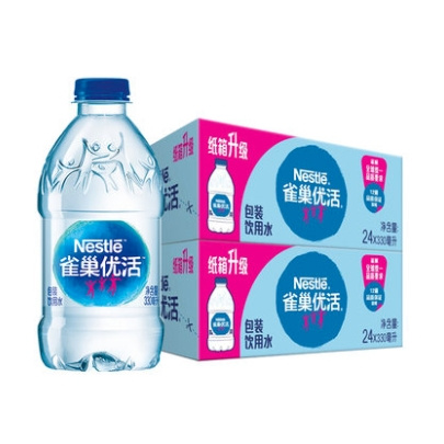 Nestlé 雀巢 优活饮用水 330ml*24瓶/箱*2箱 *2件