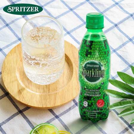 SPRITZER事必胜 无糖sparkling气泡水 325ml*24瓶