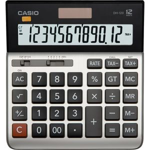 CASIO 卡西欧 DH-120 金属面板宽屏计算器 12位 +凑单品