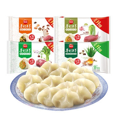 思念 多口味 水饺 400g 约20只 *4件
