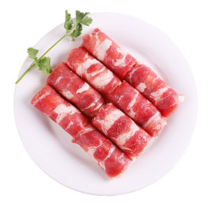 北京奥运会供应商 伊赛 肥牛卷 1000g 赠200g厚切牛肉 48.99元包邮
