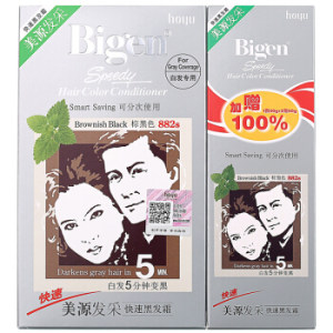 Bigen 美源发采 发采快速黑发霜 882s 棕黑色 *4件