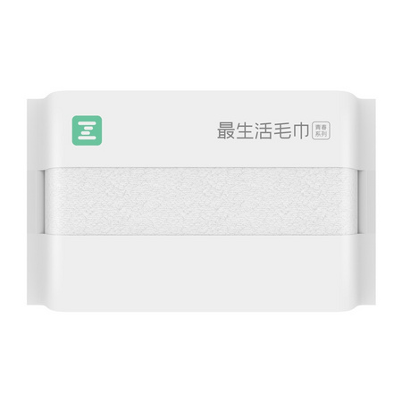 小白丫 国民系列 纯棉全棉柔软吸水毛巾 *4件