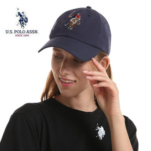 美国 U.S POLO ASSN 男女款 时尚刺绣棒球帽 39元包邮