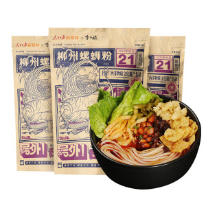 李子柒 柳州螺蛳粉 335g*3袋 29.7元88狂欢价