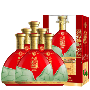 西凤 品藏级 传世古窖 浓香型52度白酒 500ml*6瓶 礼盒装