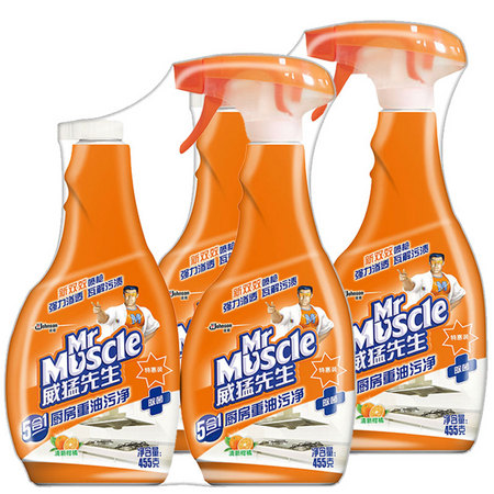 88VIP： Mr Muscle 威猛先生 厨房重油污净 455g*4瓶 *4件