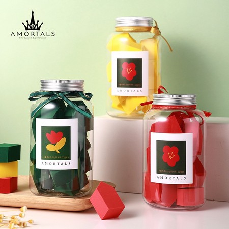 AMORTALS 尔木萄 海绵块 粉扑 12枚 3色可选