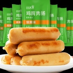 光合力量 即食鸡胸肉肠 烟熏味 30g*10袋