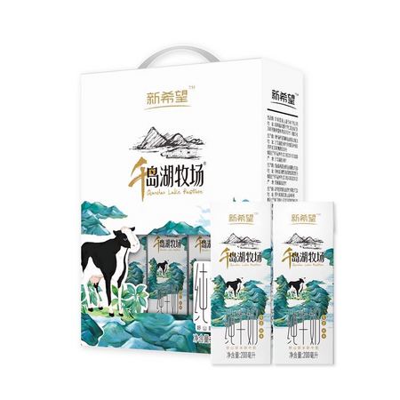 88VIP：新希望 千岛湖纯牛奶200ml*24盒礼盒装+陈醋420ml+胡姬花古法花生油158ml +凑单品