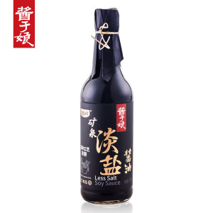 酱于娘 日式矿泉淡盐酱油 500ml瓶 减盐不减鲜