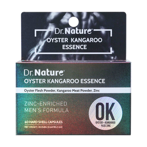 澳洲原产 Dr.Nature 明星产品 含锌生蚝袋鼠精OK丸 60粒 提高精子活力