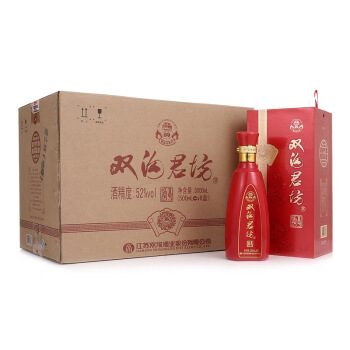 双沟 珍宝坊 红君坊 II号 52度 整箱装高度白酒 500ml*6瓶