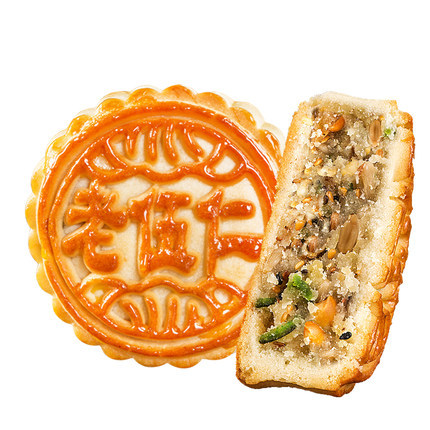昌鹿食品 中秋广式老五仁月饼 2斤共10个