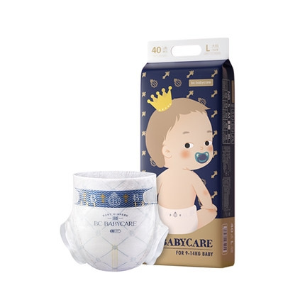 88VIP：BabyCare 皇室 婴儿纸尿裤 L40片 *3件