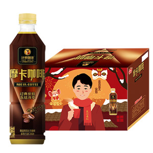 中沃 沃顿即饮咖啡 500ml*15瓶 阿拉比卡咖啡+新西兰乳粉