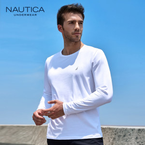 美国 诺帝卡 Nautica 弹力棉 男休闲居家T恤