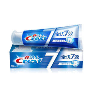 Crest 佳洁士 全优7效 祛牙渍健白牙膏 180g *5件