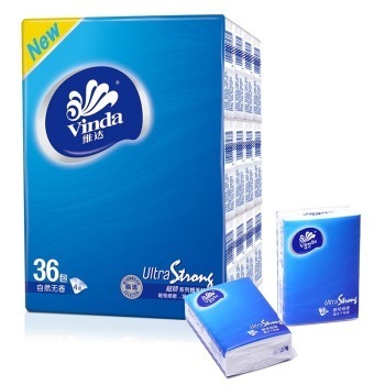 88VIP：Vinda 维达 超韧系列 手帕纸 4层*36包 *7件 +凑单品