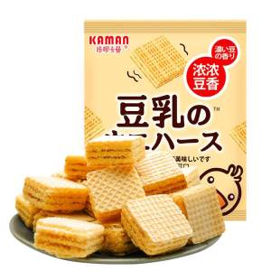 咔啰卡曼 日式豆乳威化饼干 60g*5件