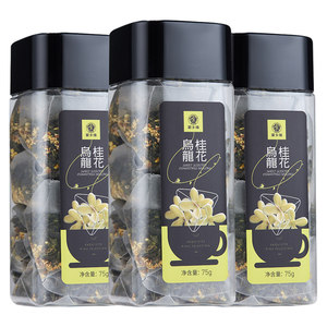 拍一发三 家乡缘 桂花乌龙茶养生茶茶包 3盒75包