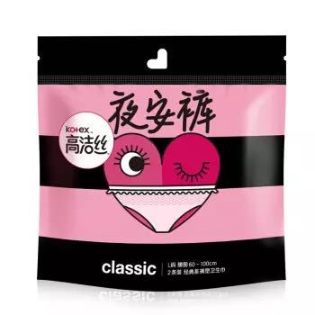 kotex 高洁丝 夜安裤 夜用裤型卫生巾 L码 6片 *4件