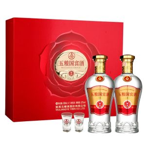 天猫超市 五粮国宾酒醇品 52度 500ml*2瓶 249元划算价
