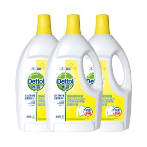 滴露 柠檬味 衣服除菌液 3L*3瓶