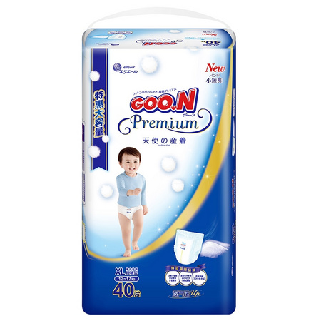 88VIP：GOO.N 大王 天使系列 通用拉拉裤 XL40片 *4件
