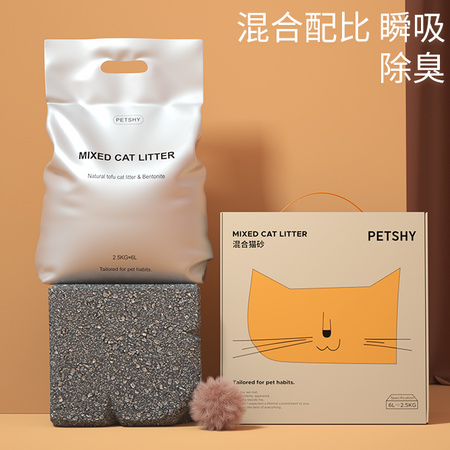 Petshy 混合猫砂 原味 6L
