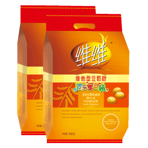 维维 甜豆奶粉 760g*2袋 童年熟悉的味道